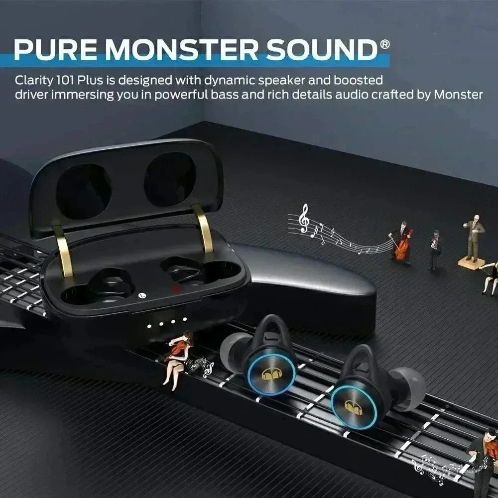 Wireless  Earbuds Bluetooth 5.0 in-Ear Headphones with Charging Case Earphones - Picture 2 of 8